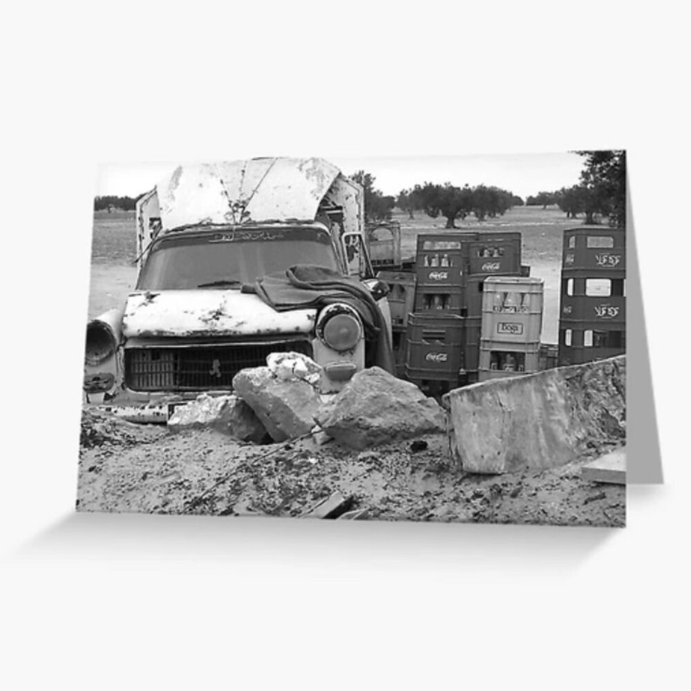 NWT - Abandoned Car Art Cards and Envelope Sets (2), Photo by Noora Elkoussy